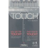 Набор маркеров Touch Twin, серые тона, 6 штук