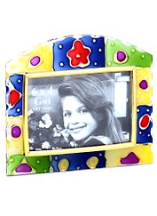 Фоторамка, Ольдена,  "Цветы", 18х23 (10х15), стекло, витраж