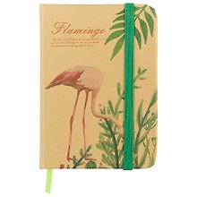Записная книжка «Розовый фламинго» А7, 80 листов в линейку