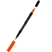 Фломастер «Aqua Brush Duo» светло-оранжевый, 2 мм, Lyra - 1