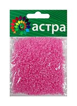 Набор д/творчества АСТРА Бисер 11/0 20гр 151 т.розовый/жемчужный