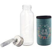 Бутылка в чехле джут Go travel (стекло) (300мл) (12-07229-DW-30024) - 1