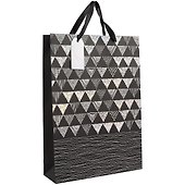 Пакет А3 46*33*10 Triangles Black нейтр., бум.мат.ламинат - 0