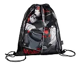 Мешок для сменной обуви "Naruto" 38*48см, черный, полиэстер