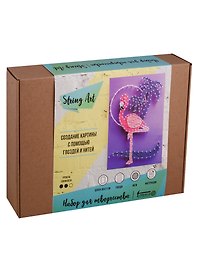 Набор для творчества StringArtLab Фламинго