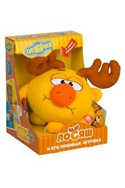 Сувенир, Игрушка, Смешарики, Лосяш, с книгой, звуковая