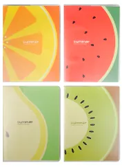 Записная книжка А6 80л лин. "Summer", с ПВХ-обложкой, AnAn