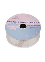 Тесьма с рисунком (PCR-009) (25мм х 3м) (лента декор. принтован.) (Рукоделие) (катушка)