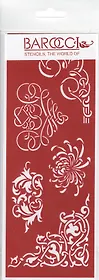 Трафарет Barocci универсальный Угол арабский + астра 8,5х23см ТУ-18