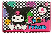 Краски гуашевые 06цв 20мл "Kuromi" к/к., б/к