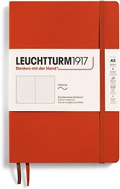 Книга для записей A5, 61 лист в точку "Medium", мягкая обложка, Рыжий лис, Leuchtturm1917