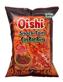 Чипсы OISHI супер острые со вкусом креветки, 68г
