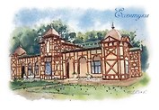 Открытка «Ессентуки. Цандеровский институт»