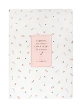 Тетрадь 48л кл. "April", белый, карт.обл., микротекстурирование, ламинация, скрепка