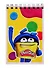 Блокнот А7 40л кл. "Play Doh" даблспираль, полн.УФ-лак - 0