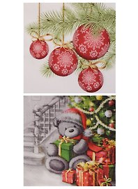 Набор салфеток для декупажа Медведь с подарками (TL644000/TL63700)