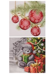 Набор салфеток для декупажа Медведь с подарками (TL644000/TL63700)
