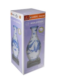 3D Пазл-Сфера 160 Ваза Дракон (Гармония Дракон и Феникс) (S1004) (11х11х27,4см) (6+) (коробка)