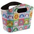 Корзинка для мелочей Цветные совы (яркие квадраты) (18х16) (12-09414-Owls-square) - 1