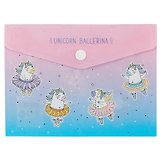 Папка-конверт «Unicorn ballerina», А6