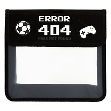 Папка для тетрадей А5 "Game error" 2отд., пластик, липучка.