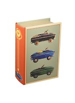 Сувенир, Феникс, Шкатулка декоративная, из МДФ, "Советские автомобили" 17*11*5см