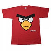 Angry Birds Футболка мужская с коротким рукавом (L, Красный) (TS56-RED)