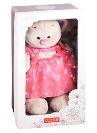Мягкая игрушка Зайка Ми в розовом платье (32 см) (StM-405)
