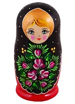 Матрешка 5 в 1 средняя (Цветы, Эскиз 20, Цветочная композиция) (М05140320)