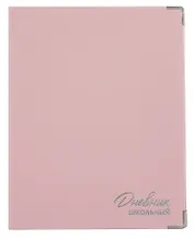 Дневник шк. "Розовый" кожзам, интегр.переплёт, тиснение фольгой, пантон, мет.уголки, одно ляссе, универс.шпаргалка