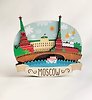 Магнит 3D из дерева Кремлевский дворец (Москва) (3D029)