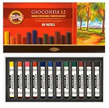 Набор масляной пастели для художников Koh-I-Noor, Gioconda" 12цв. в картоне 8352/12"