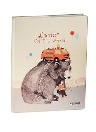 Тетрадь общая «Corner of the world», 96 листов в линейку, А5 - Lenwa