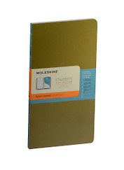 Книга для записей А5 64л лин. "Chapter" Slim зеленая, Moleskine