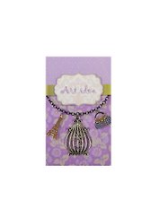 Кулоны в асс.2 Подвеска Птичка в клетке (QA 4774) (14021208) (упаковка)