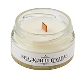 Свеча ароматическая в стеклянной баночке Венский штрудель (50 мл) (AromaWax) - 1