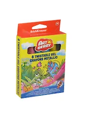 Мелки гелевые 06цв металлик, к/к, Art Berry