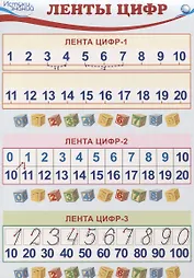 Математика. Комплект познавательных мини-плакатов "Количество и счет" (4 листа А4+задания на обороте)