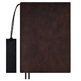 Ежедневник недат. А5+ 160л 175x245 "Шеврет" коричневый, иск.кожа, мягкий переплет, блинт.тиснение, офсет, ляссе.