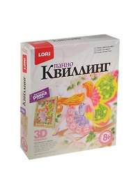 Набор для творчества LORI Квиллинг. Панно "Цветочная фея" Квл-019