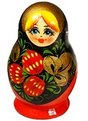 Матрешка 3 предм. "Узор", арт. С-4 (40) - 0