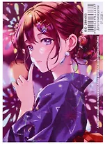 Алмазная мозаика на подрамнике "Аниме. Девушка на фестивале", 20 х 30 см