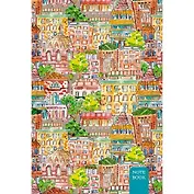 Записная книжка, Эксмо А5- (132*186) 80л. Книги для записей Графика. Красочный город твердая обложка КЗБ58023