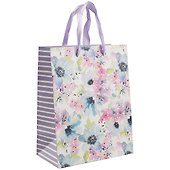 Пакет А5 23*18*10 Aquarelle flowers жен., бум.мат.ламинат - 0