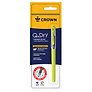 Ручка гелевая синяя "Quick Dry" с быстросохнущими чернилами и антибактериальным грипом, блистер, Crown