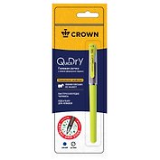 Гелевая ручка синяя, Quick Dry, Crown