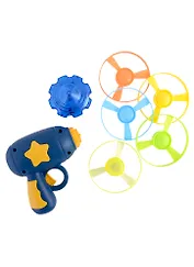 Игрушка с запуском (пистолет, диски 5 штук), в ассортименте