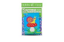 Набор для творчества, HOBBY TIME, Набор №7. Картина из помпонов Улитка