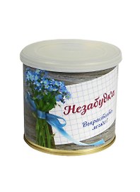 Мини - цветок в банке Незабудка   (411012)