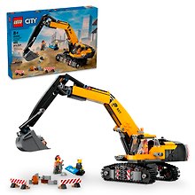 LEGO City: Жёлтый строительный экскаватор, 633 детали (60420)